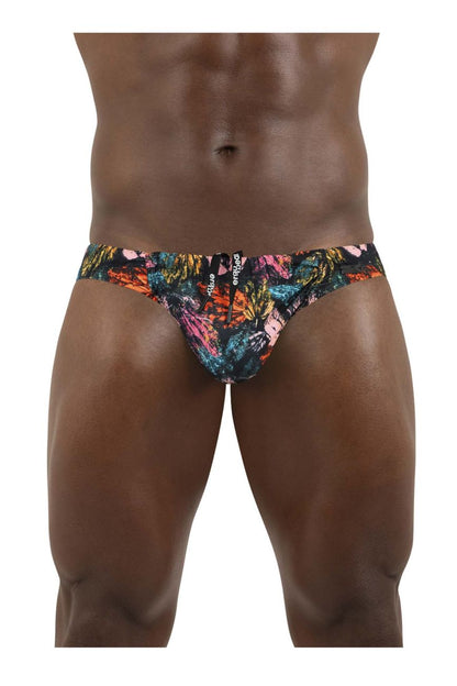 ErgoWear EW1695 FEEL SW Badeslip Farbe Pink Leaves