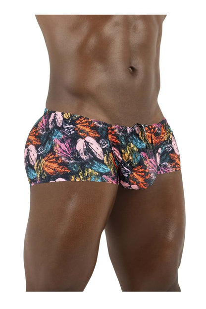 ErgoWear EW1696 FEEL SW Badehose Farbe Rosa Blätter