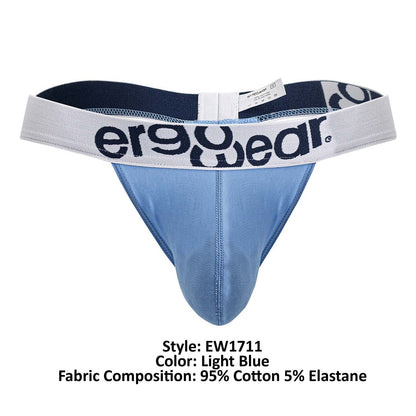 Tongs ErgoWear EW1711 MAX COTTON Couleur Bleu clair