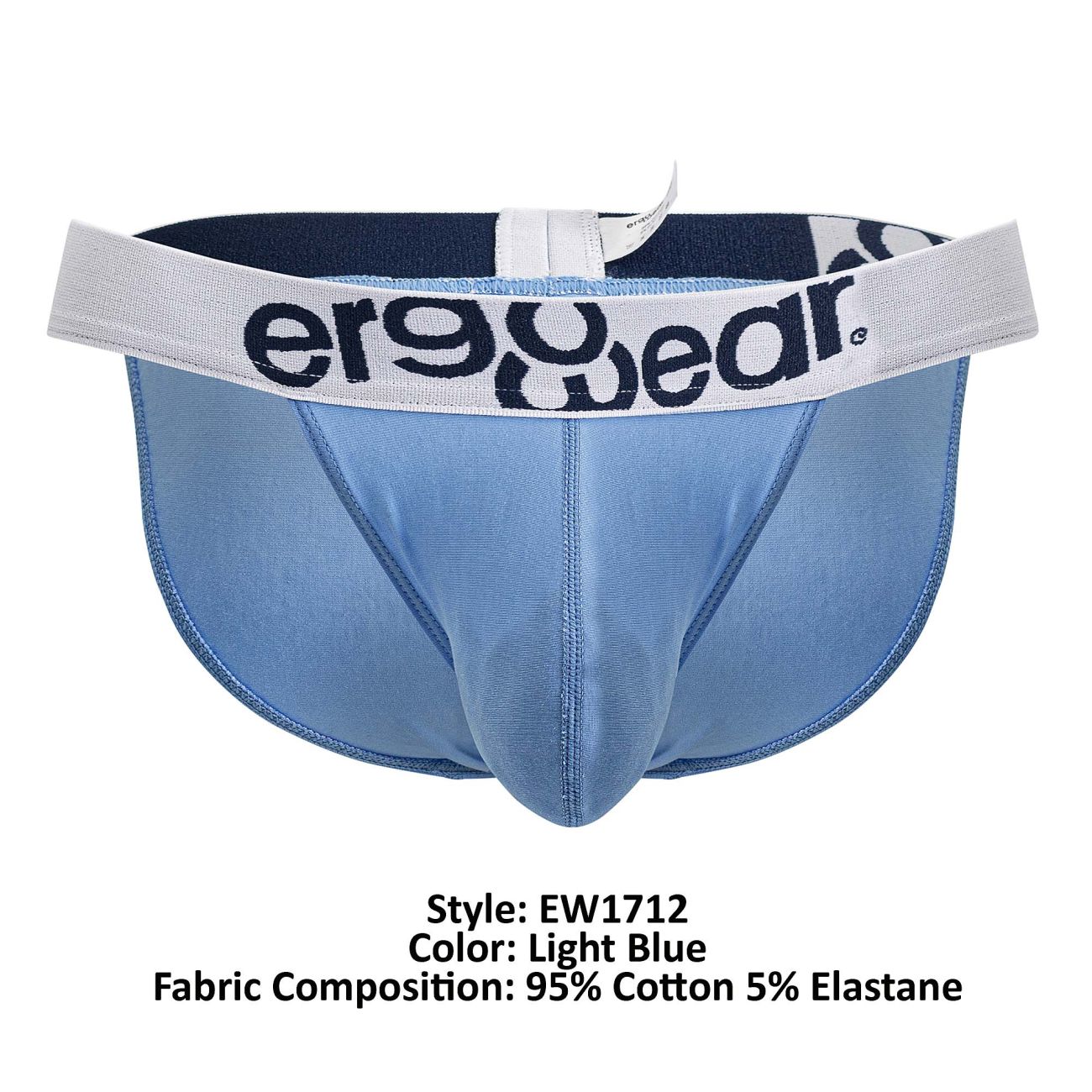 ErgoWear EW1712 MAX COTTON Bikini Farbe Hellblau