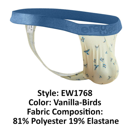 String ErgoWear EW1768 SLK SE couleur vanille-oiseaux