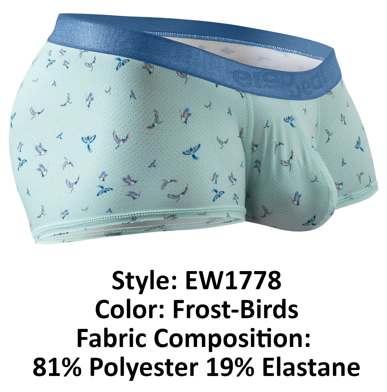 Boxer ErgoWear EW1778 SLK SE, couleur Frost-Birds
