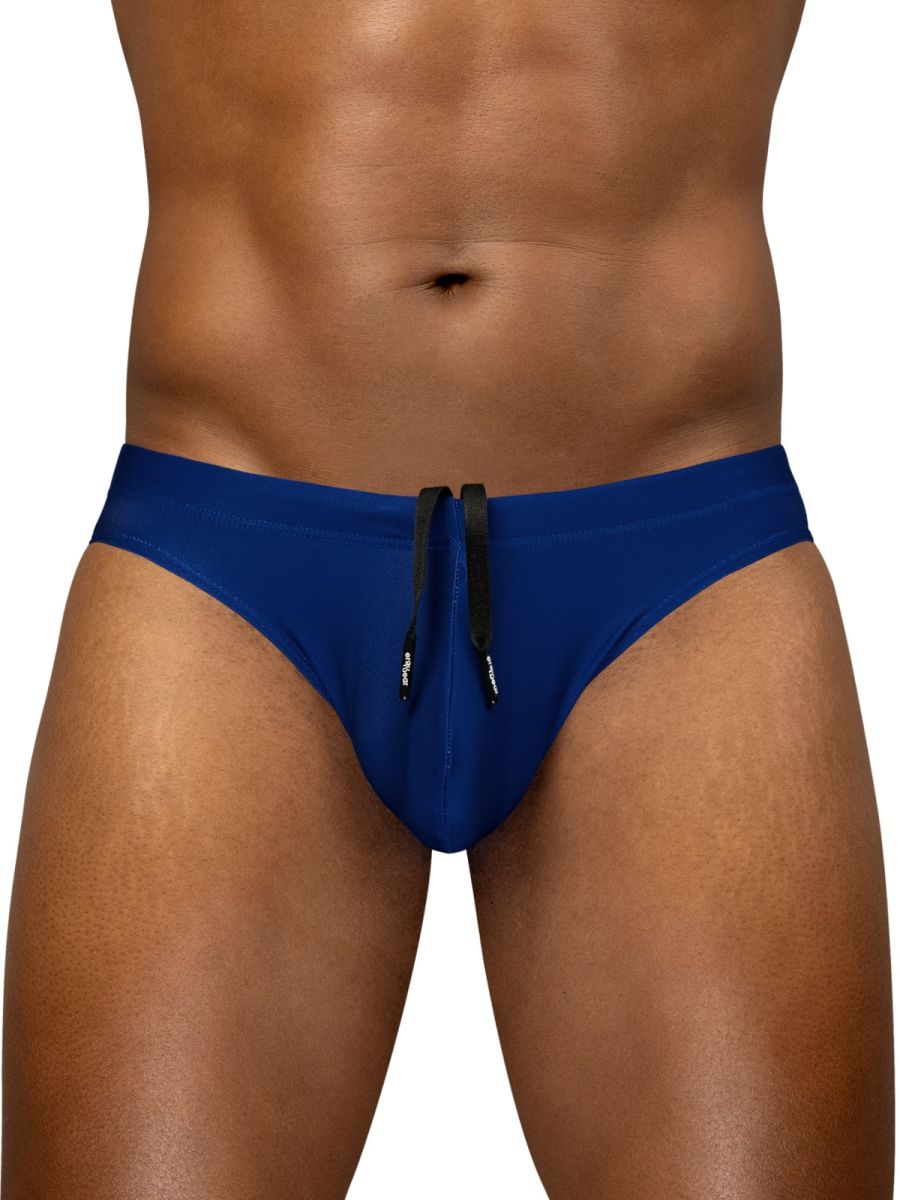 Royal blue ergoWear EW1832 X4D SW swim thongs with black drawstrings designed for comfort and performance in water