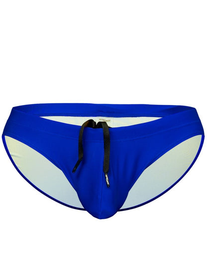Vibrant royal blue ergoWear ew1835 x4d sw swim bikini with white side panels and black drawstring for swimming