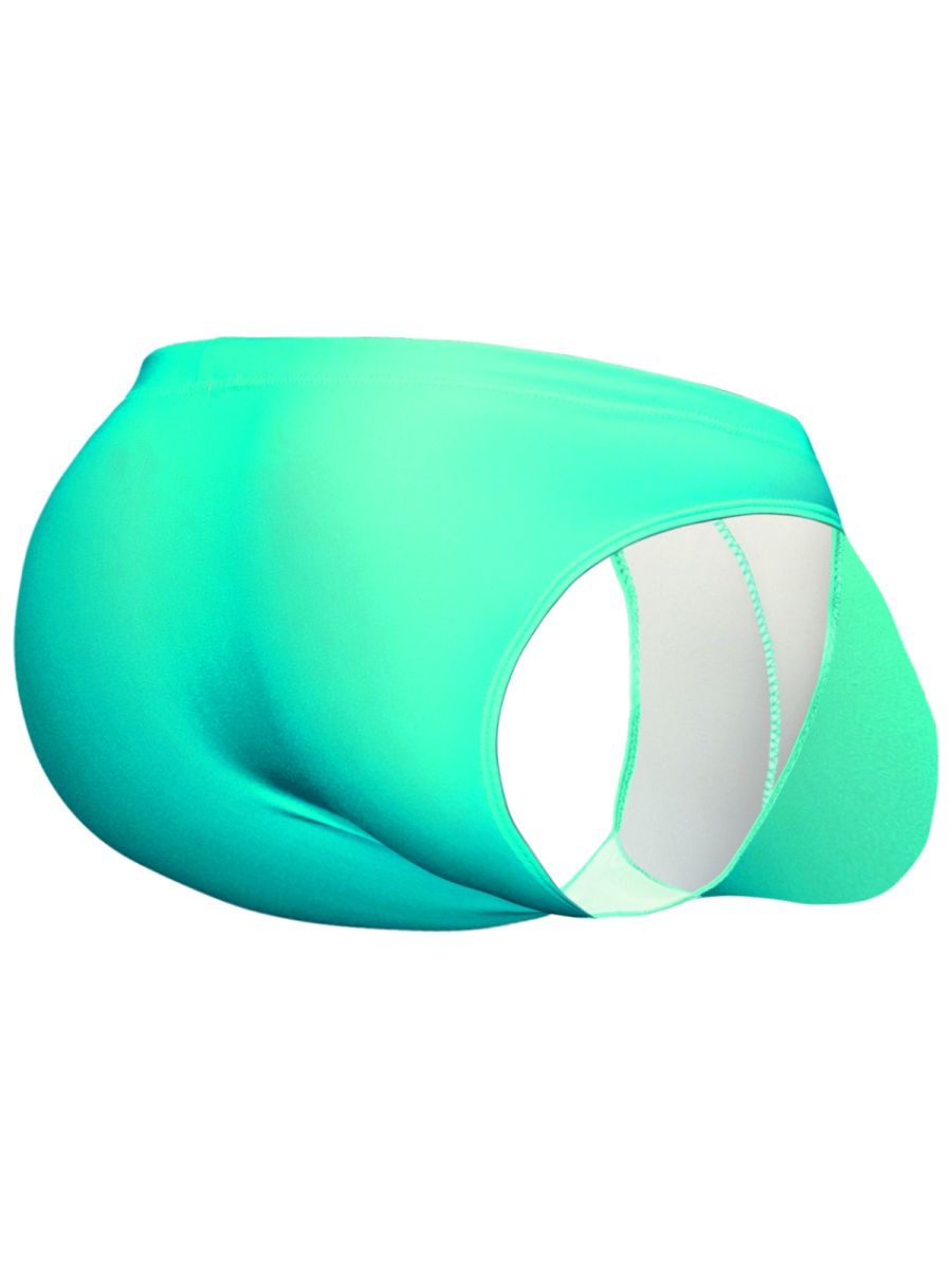 ErgoWear ew1837 x4d sw swim bikini aqua in sleek turquoise with smooth form-fitting fabric and white inner lining