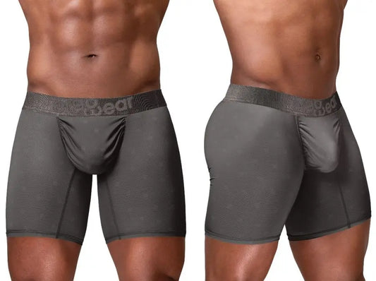 ErgoWear EW1844 Men's Underwear FEEL SE Boxer Briefs for Superior Support Color Dark Gray