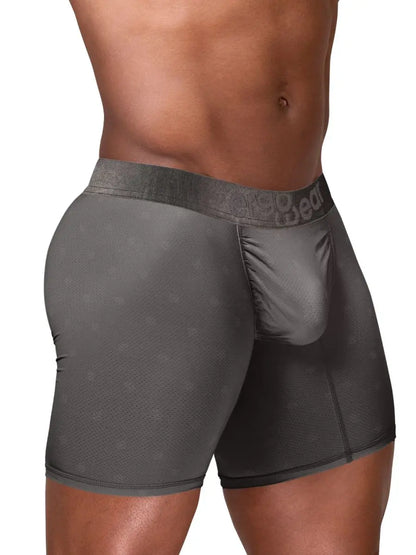 ErgoWear EW1844 Men's Underwear FEEL SE Boxer Briefs for Superior Support Color Dark Gray