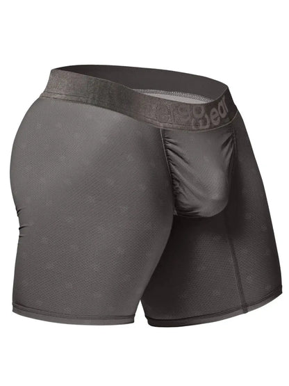 ErgoWear EW1844 Men's Underwear FEEL SE Boxer Briefs for Superior Support Color Dark Gray