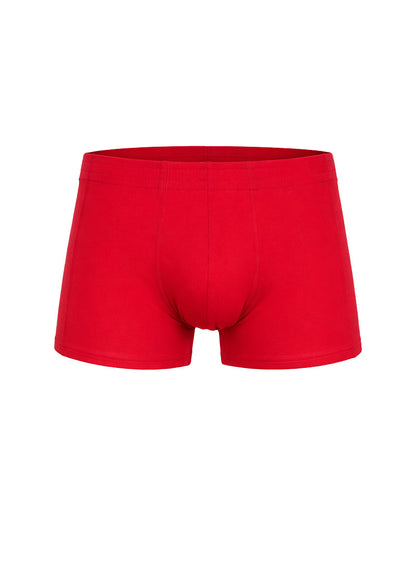 Essential trunk bright red men’s briefs with smooth texture classic cut and elastic waistband for everyday comfort