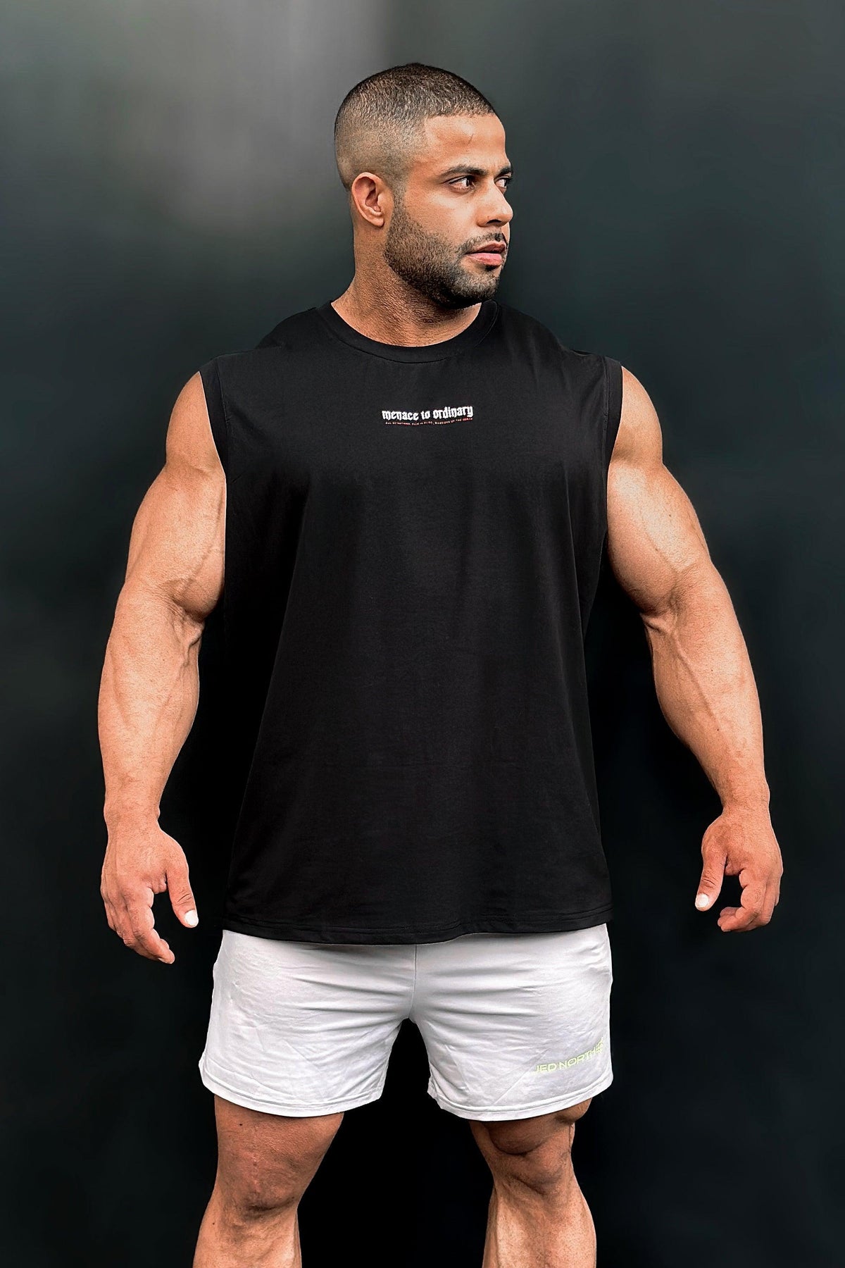 Jed North Men's Sleeveless Muscle Tee - Black