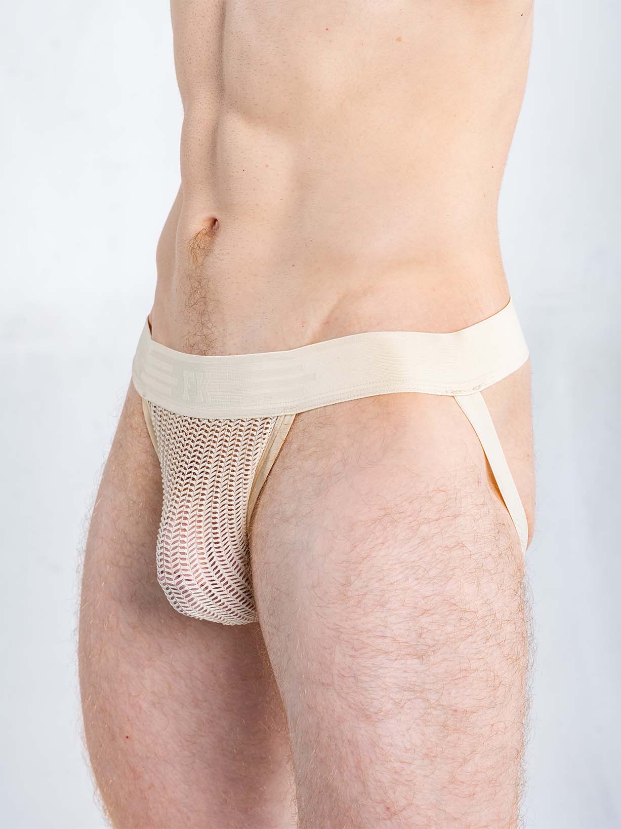 Full Kit Gear Captivity Jockstrap Underwear - Champagne