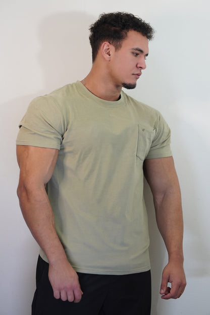 Jed North Men's Classic Premium Pocket T-Shirt - Pistachio Green