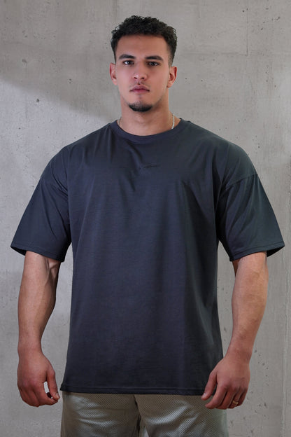 Jed North Men's Energy Oversized T-Shirt - Dark Gray