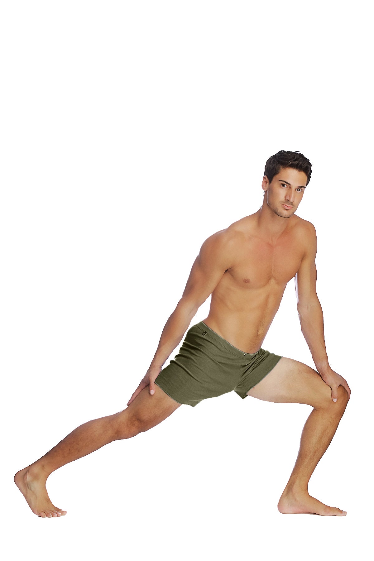 Fusion yoga short army green olive green athletic shorts made of breathable fabric for comfortable workouts