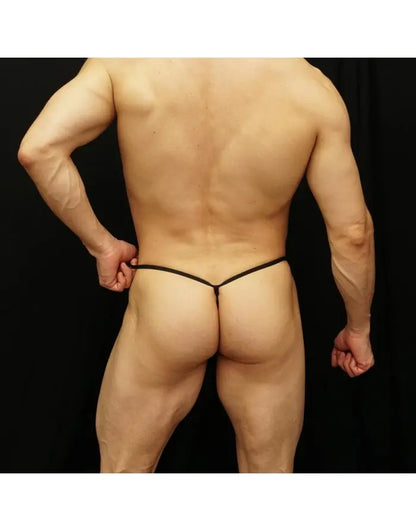 String G-string en maille gris pour hommes Arroyman GSTR003M