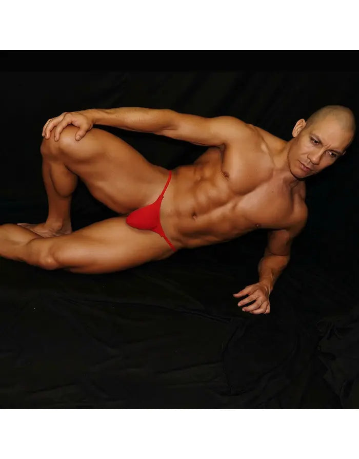 Arroyman Men's Red Thong G-String Underwear GSTR004M