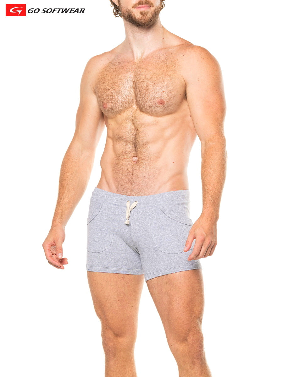 Go Softwear 4891 Herren Lumber Jack Shorty - Heather Grey