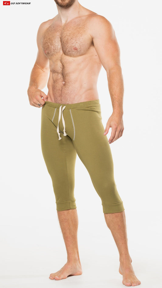 Go Softwear 4914 Men's California Lounge 3/4 Pull-On Pant - Lite Olive