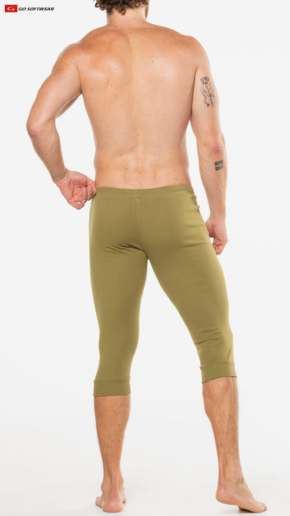 Go Softwear 4914 Men's California Lounge 3/4 Pull-On Pant - Lite Olive