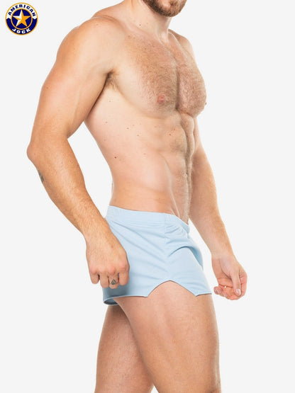 AMERICAN JOCK 8316 Herren Ultra Laufshorts - Himmelblau