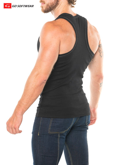 Débardeur homme Y-Back Lumber Jack Go Softwear 4895 - Noir