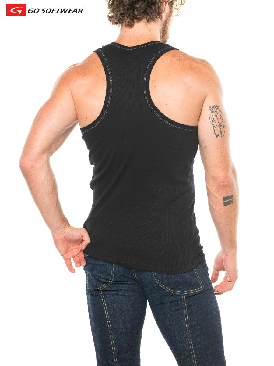 Débardeur homme Y-Back Lumber Jack Go Softwear 4895 - Noir