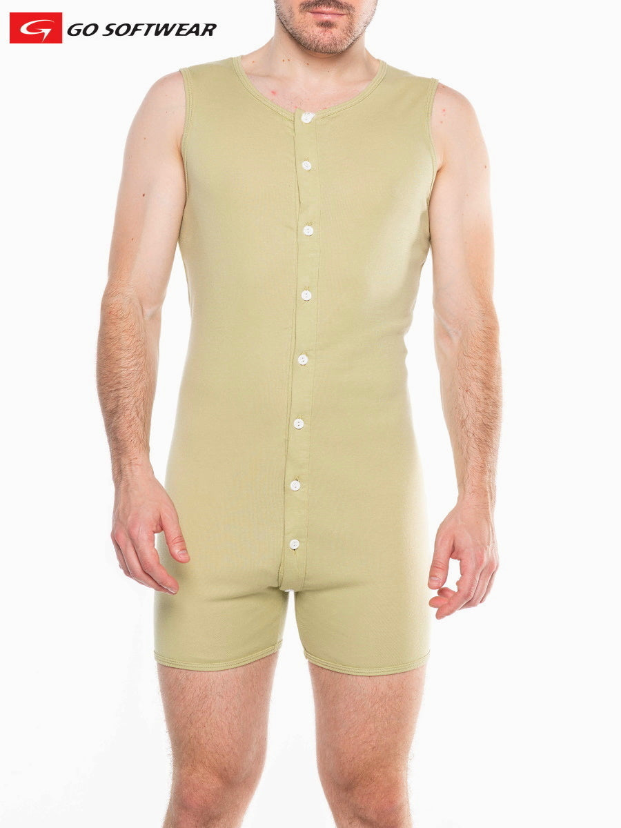 Combinaison ouverte au dos pour homme Go Softwear 4718 Lumber Jack - Sauge clair