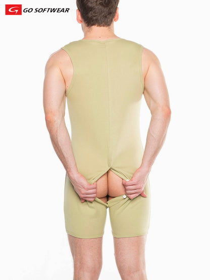Combinaison ouverte au dos pour homme Go Softwear 4718 Lumber Jack - Sauge clair