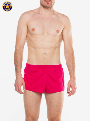 AMERICAN JOCK 8316 Men's Ultra Running Short - Paradise Pink