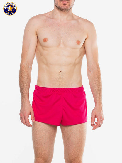 AMERICAN JOCK 8316 Herren Ultra-Laufshorts - Paradise Pink