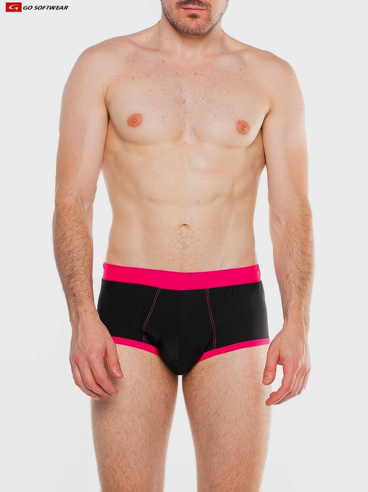 Go Softwear 4507 Men's Splash Full-Cut Brief Swim - Onyx