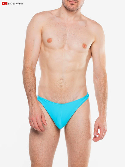 Tanga de bain pour homme Splash C-Ring Go Softwear 4559 - Aigue-marine