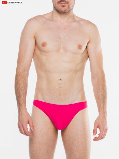 Go Softwear 4559 Men's Splash C-Ring Thong Swim - Paradise Pink