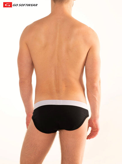 Go Softwear 2722 Men's Boost Padded Bikini Brief - Black