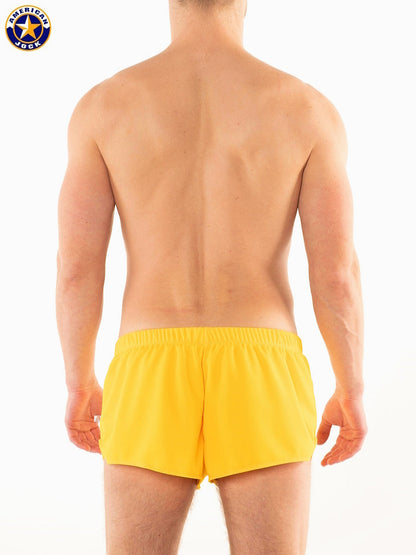AMERICAN JOCK 8316 Herren Ultra Laufshorts - Gelb