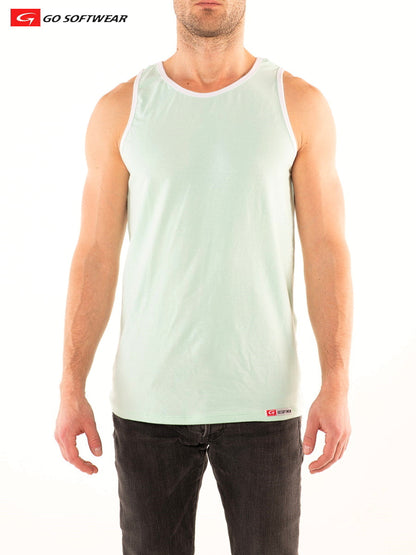 Go Softwear 4865 Men's Southport Classic Tank Top - Pistachio