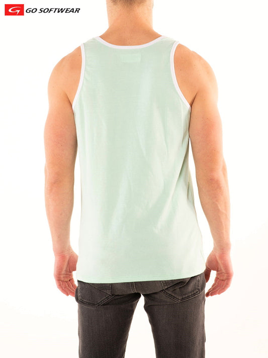 Go Softwear 4865 Men's Southport Classic Tank Top - Pistachio