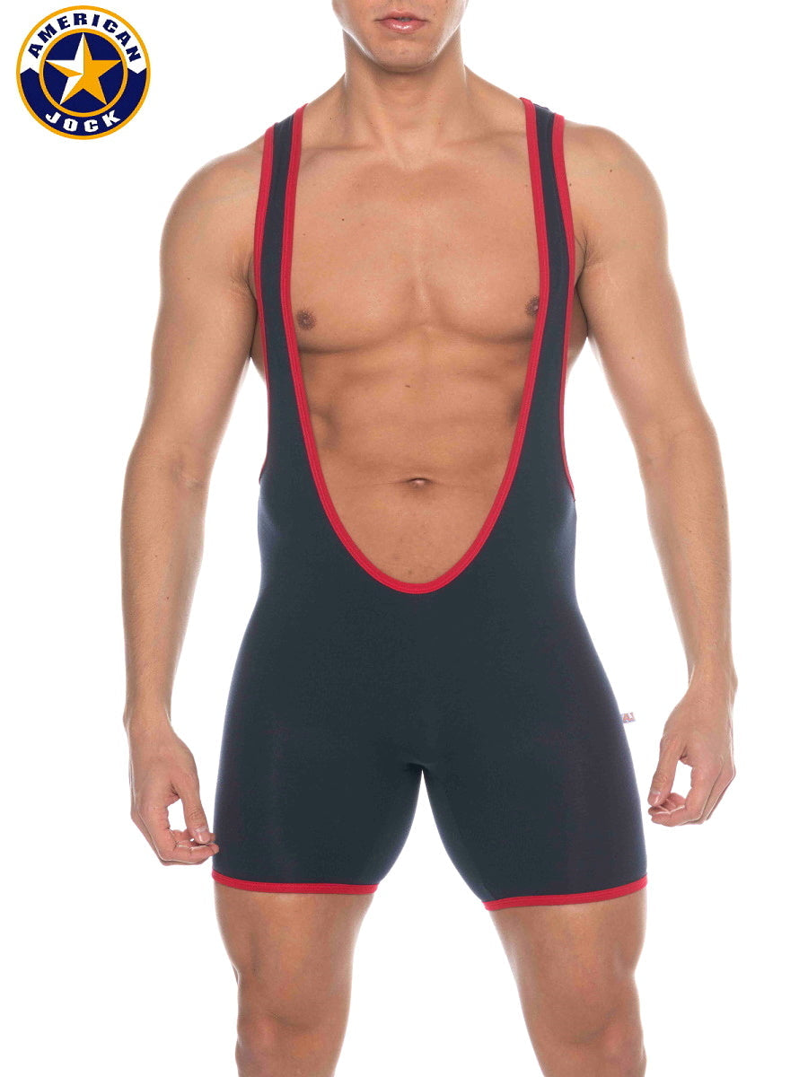 AMERICAN JOCK 8218 Herren Phys Ed Super Scoop Tanktop - Marineblau