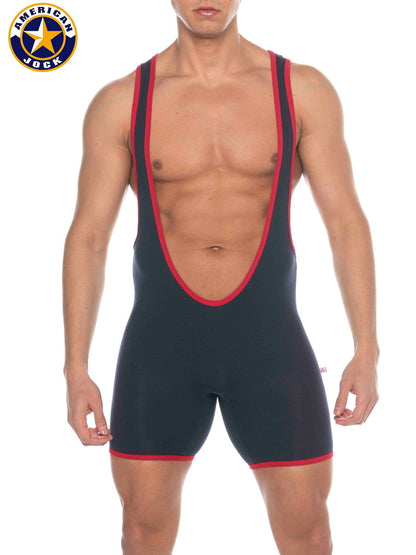 AMERICAN JOCK 8218 Herren Phys Ed Super Scoop Tanktop - Marineblau