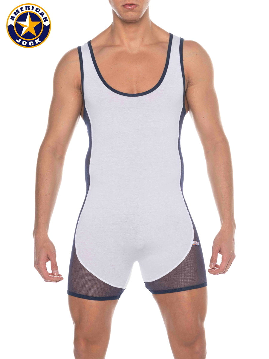 AMERICAN JOCK 8213 Herren Phys Ed Wrestler – Weiß