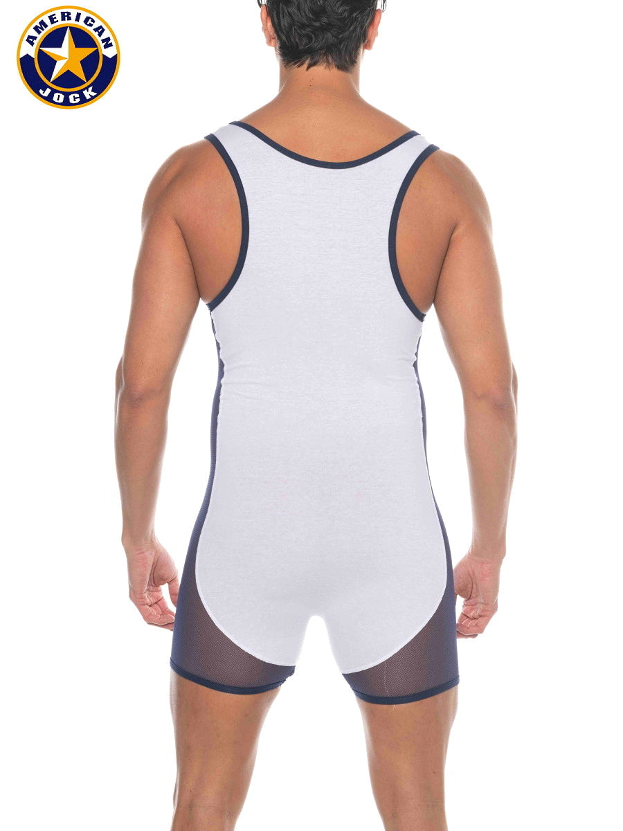 AMERICAN JOCK 8213 Herren Phys Ed Wrestler – Weiß
