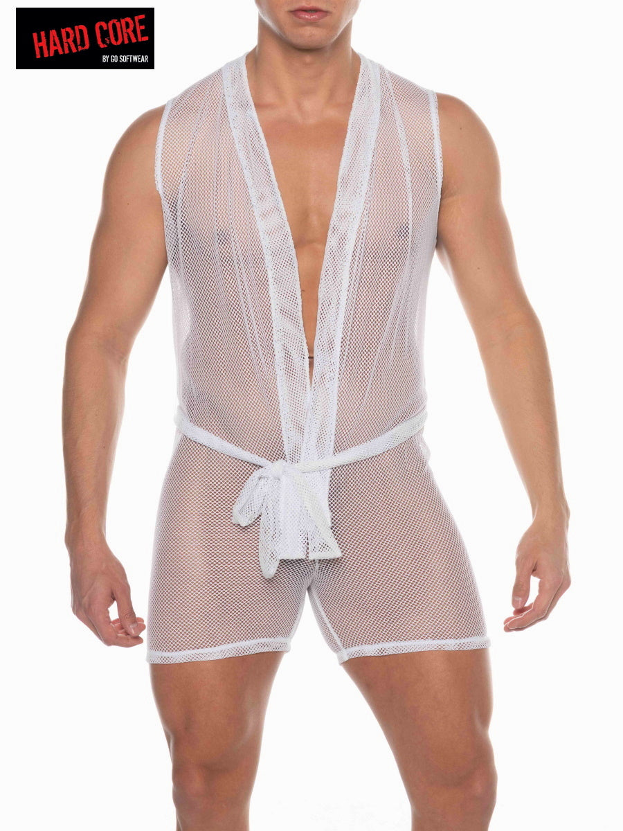 Go Softwear 3536 Herren Tryst ärmelloses Judo-Shirt - Weiß