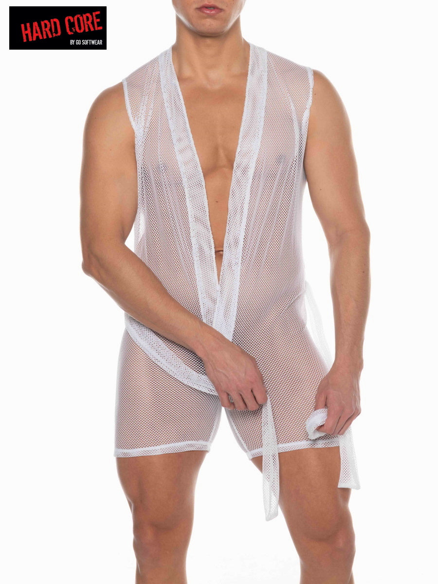 Go Softwear 3536 Herren Tryst ärmelloses Judo-Shirt - Weiß
