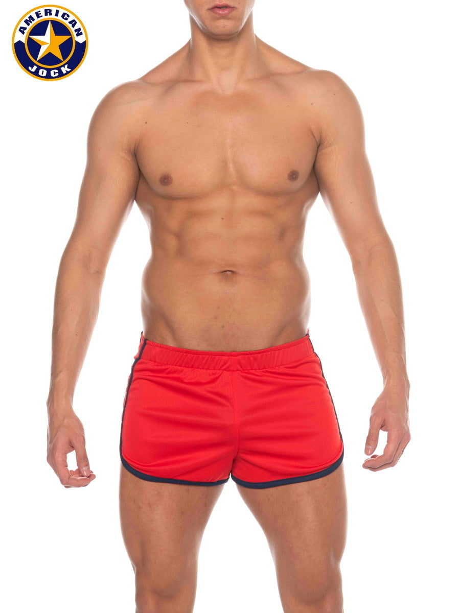 AMERICAN JOCK 8211 Herren Phys Ed Sportshorts - Rot