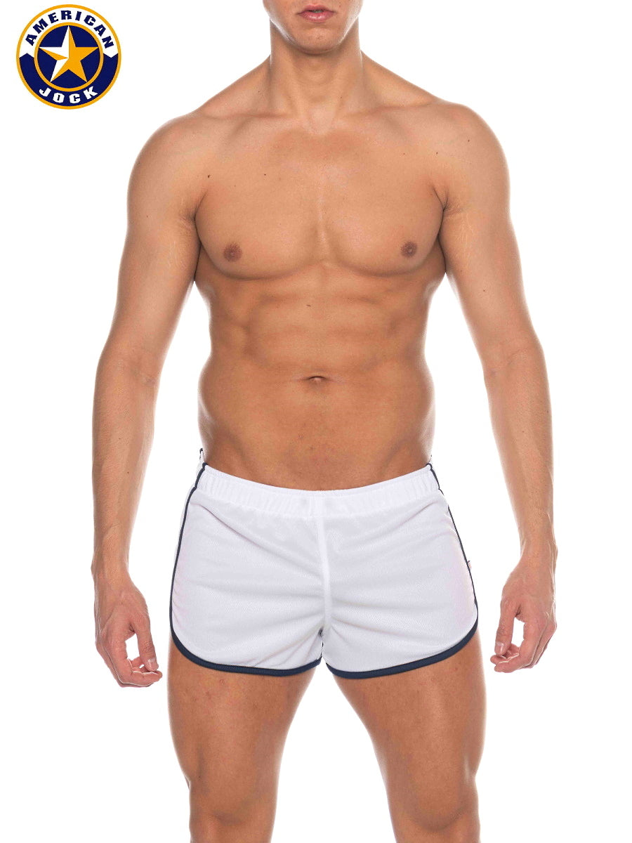 AMERICAN JOCK 8211 Herren Phys Ed Sportshorts - Weiß