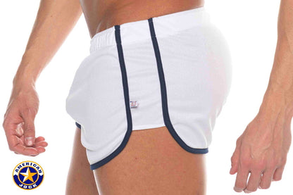 AMERICAN JOCK 8211 Herren Phys Ed Sportshorts - Weiß