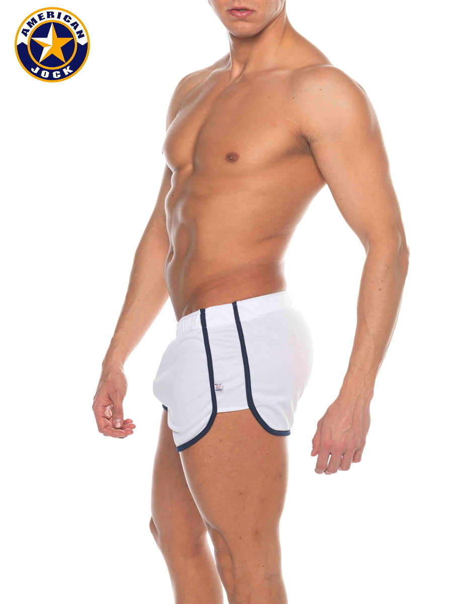 AMERICAN JOCK 8211 Herren Phys Ed Sportshorts - Weiß