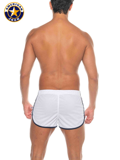 AMERICAN JOCK 8211 Herren Phys Ed Sportshorts - Weiß