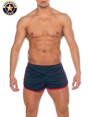 AMERICAN JOCK 8211 Herren Phys Ed Sportshorts - Marineblau