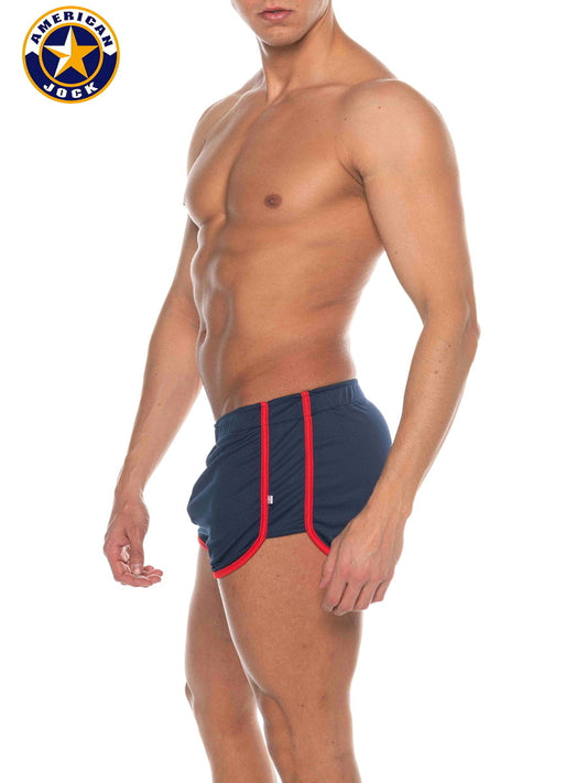 AMERICAN JOCK 8211 Herren Phys Ed Sportshorts - Marineblau